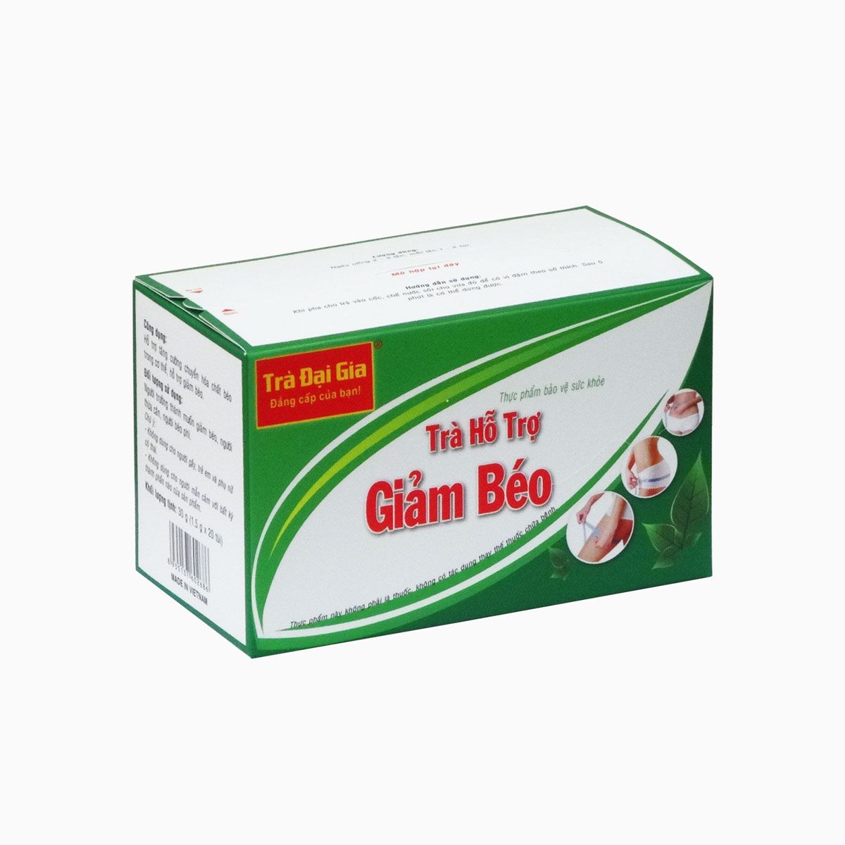  Trà Giảm Béo ĐG 1,5gr *20 tép 