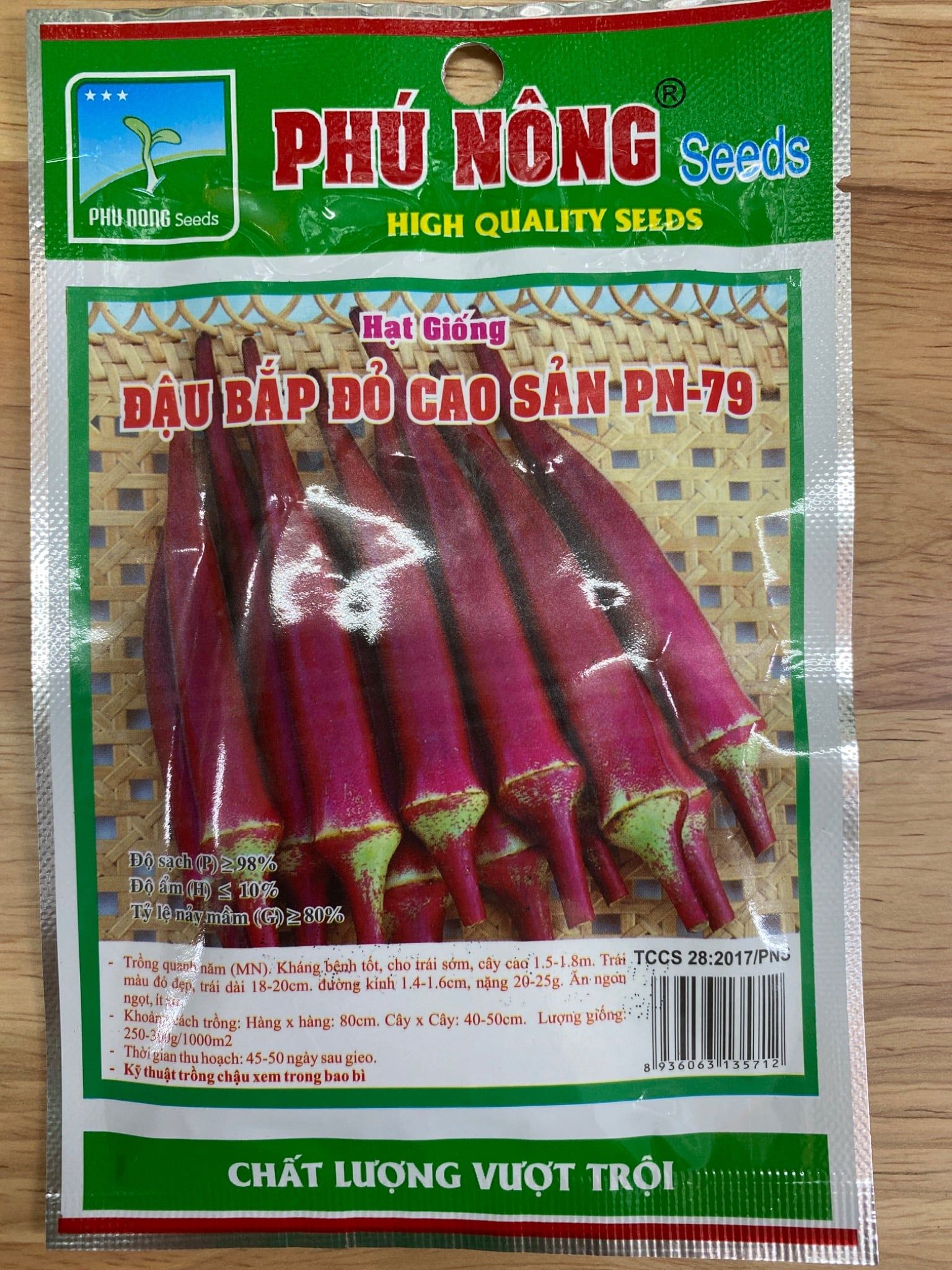  Đậu bắp đỏ cao sản 