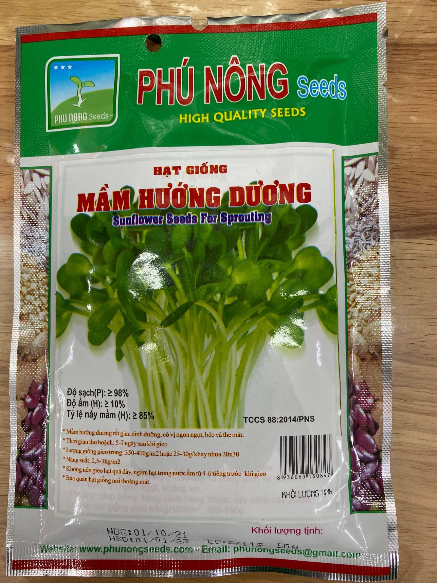  Mầm hướng dương 