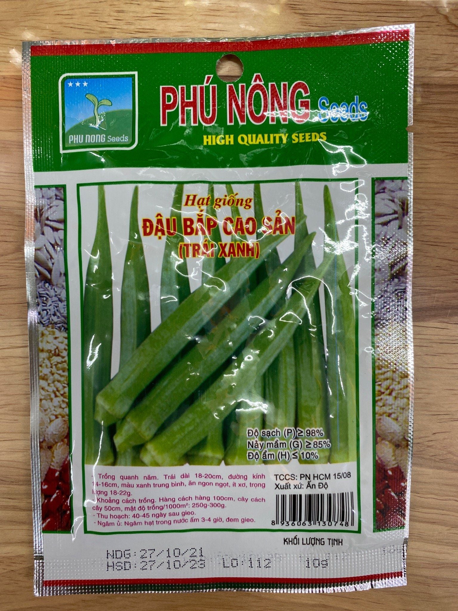  Đậu bắp cao sản 