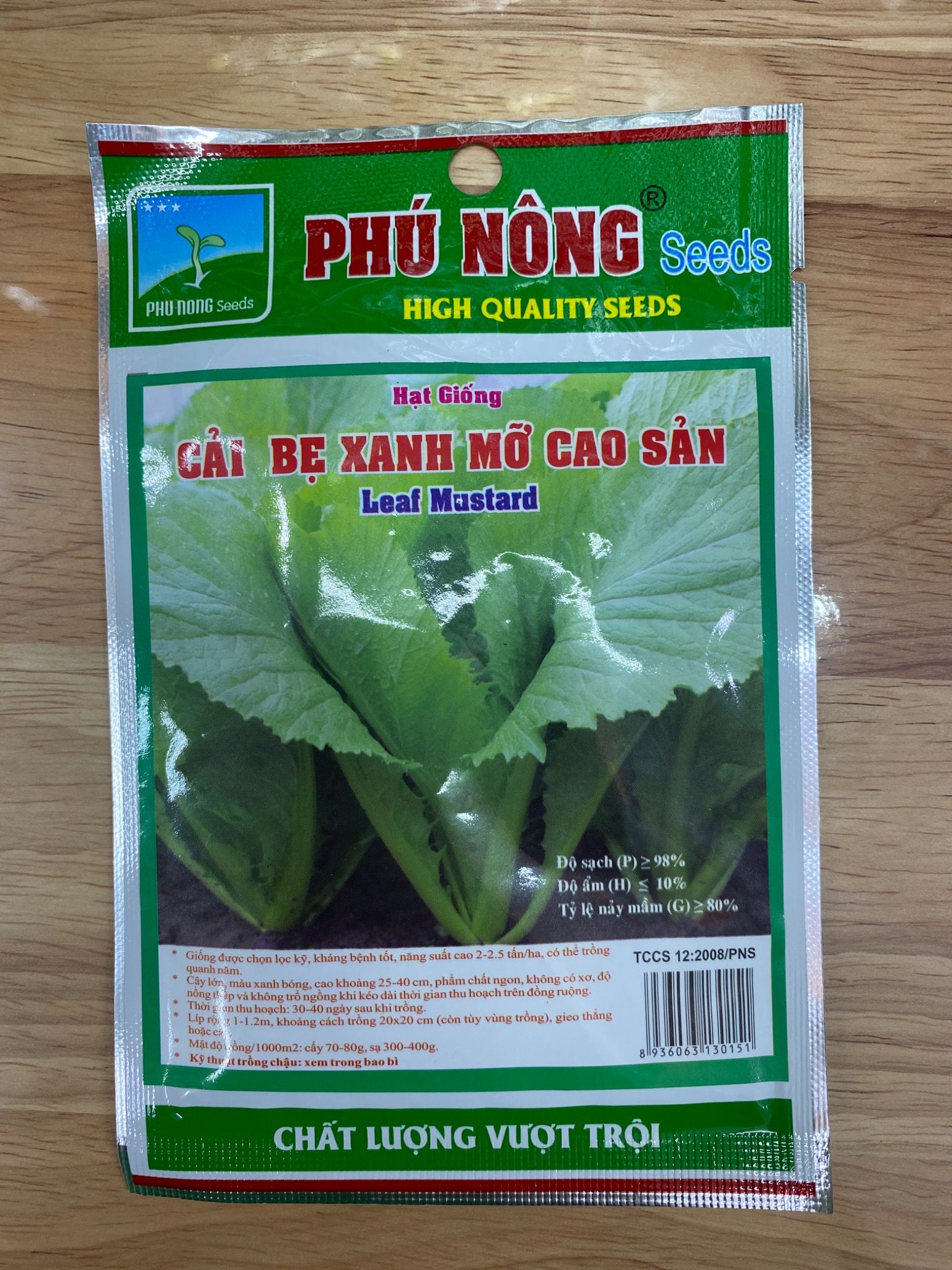  Cải bẹ xanh mỡ cao sản 