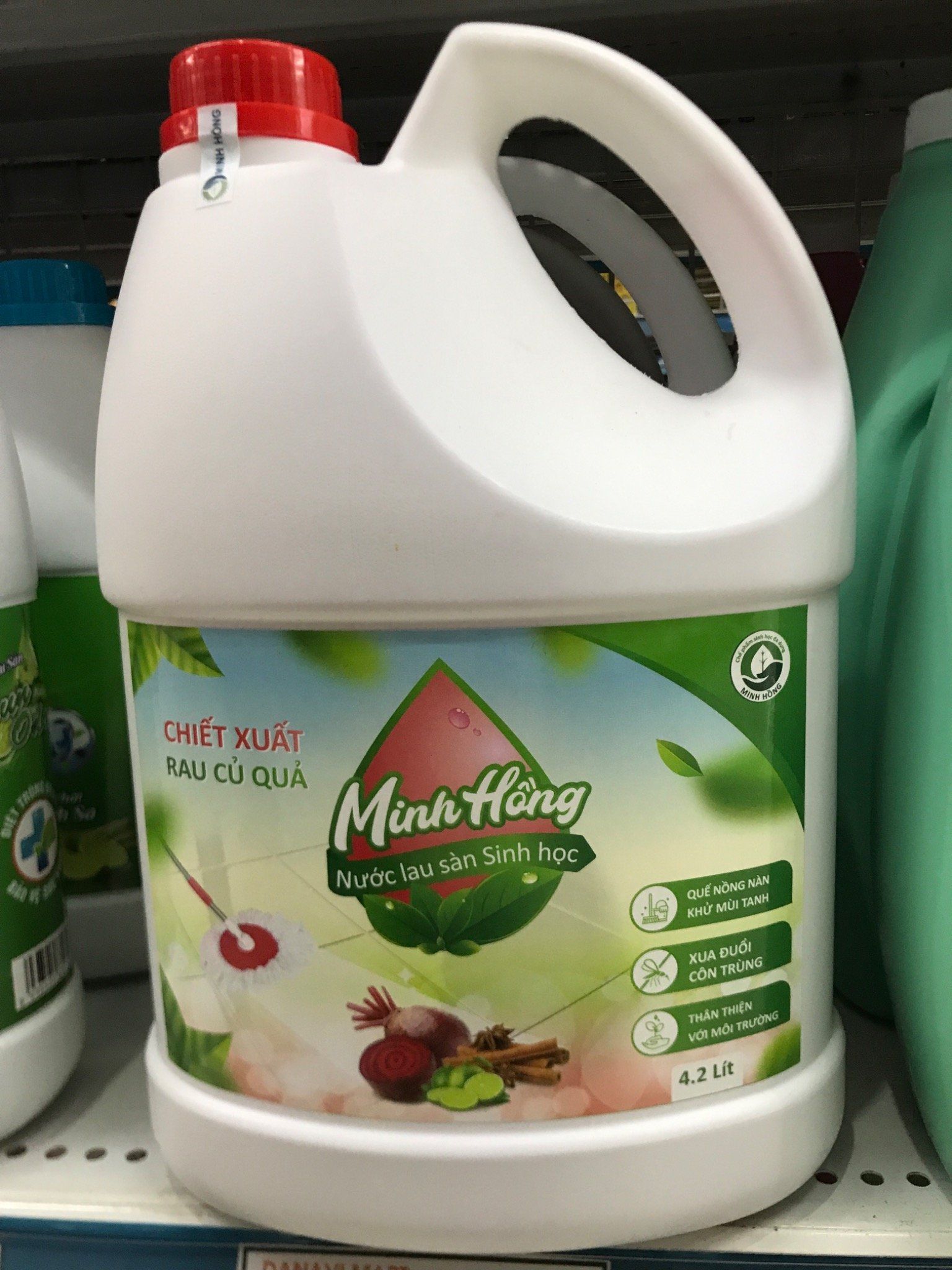  Nươc lau sàn sinh học hương quế 4,2l 