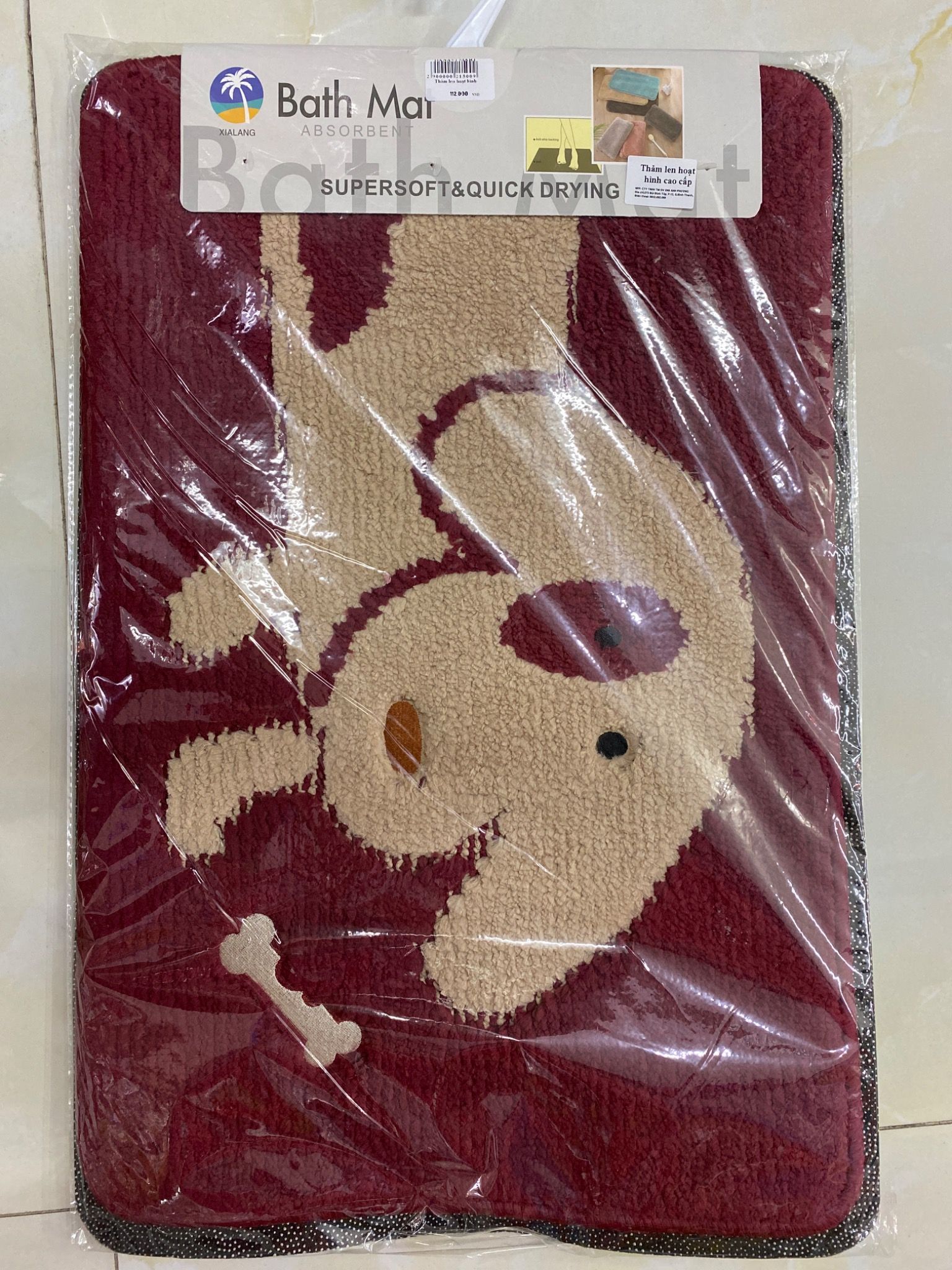  Thảm len hoạt hình 