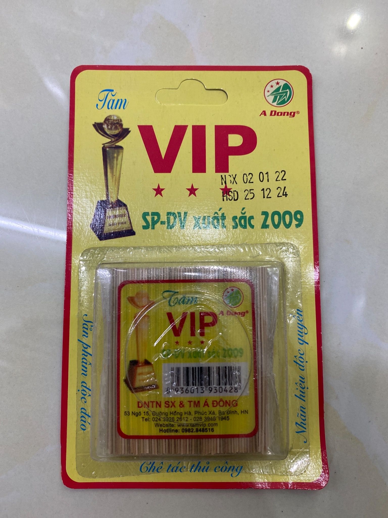 Tăm vip Á đông vỉ 