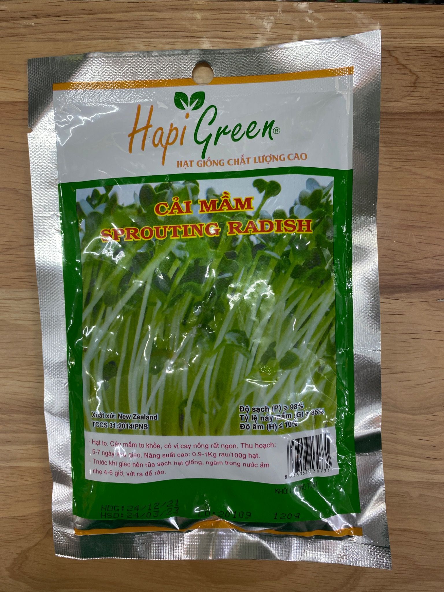  Cải mầm sprouting radish 
