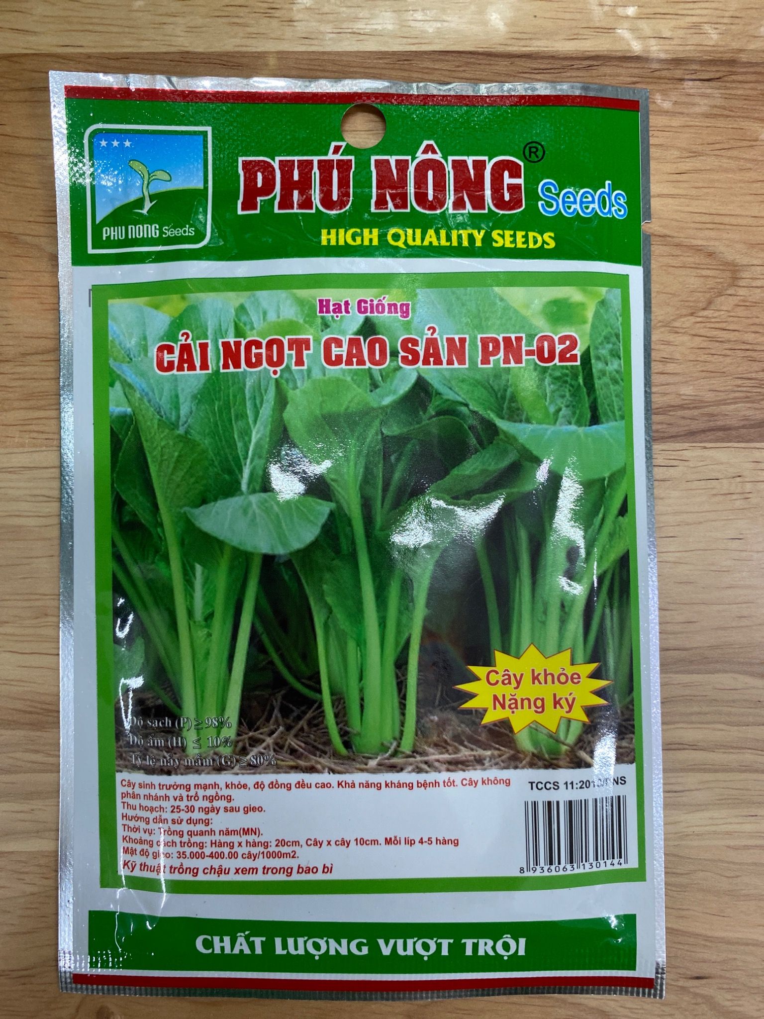  Cải ngọt cao sản 