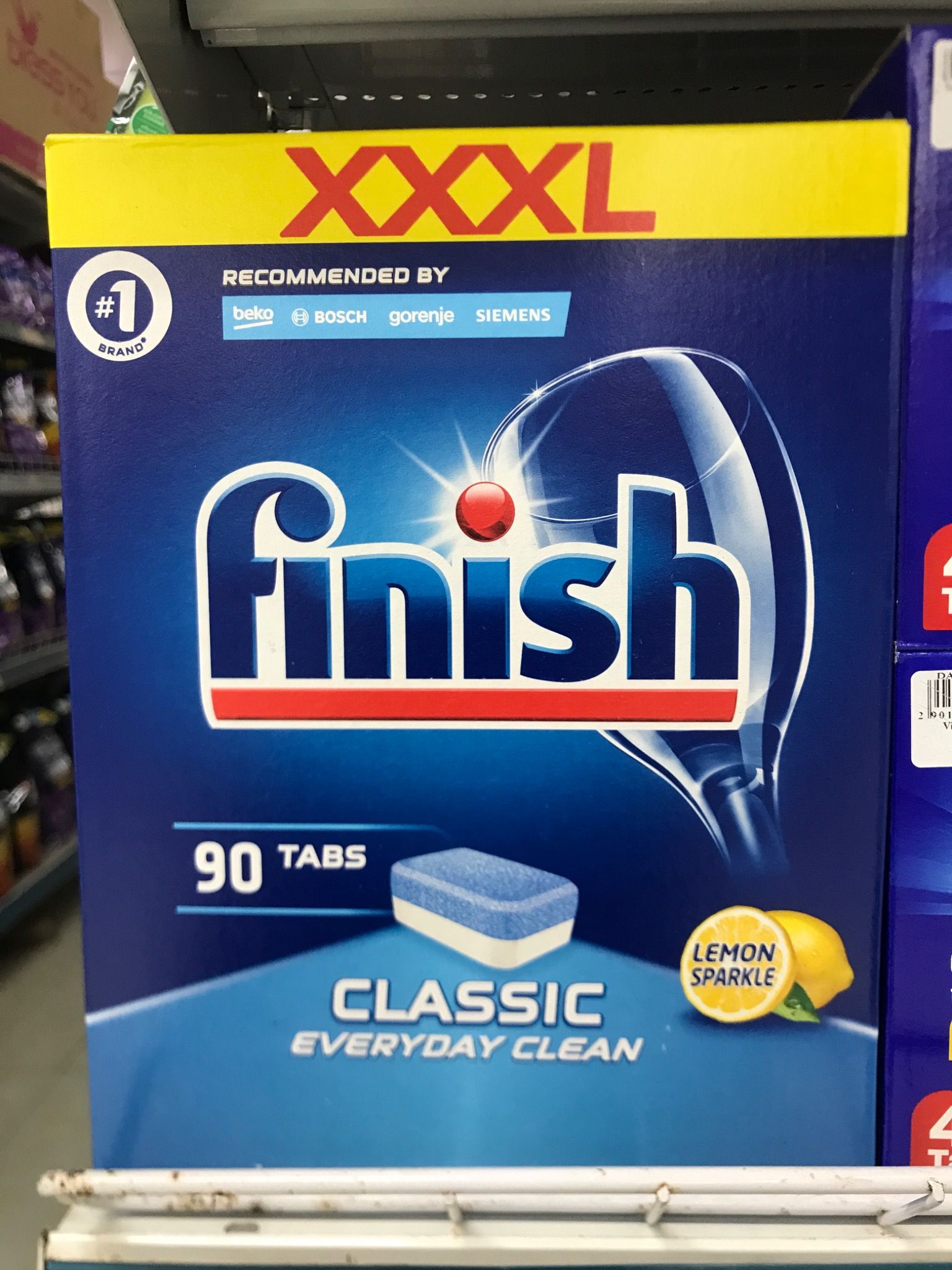  Viên rửa bát Finish classic 90v 