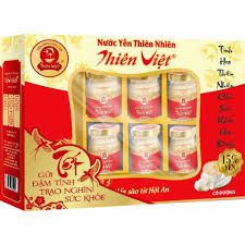  Nước yến Thiên Việt Không đường hộp 6 lọ/ hộp 