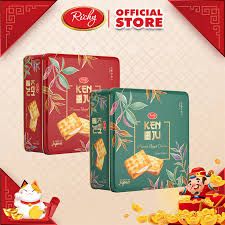  Bánh Kenju Nhật lá xanh, đỏ - 372g 