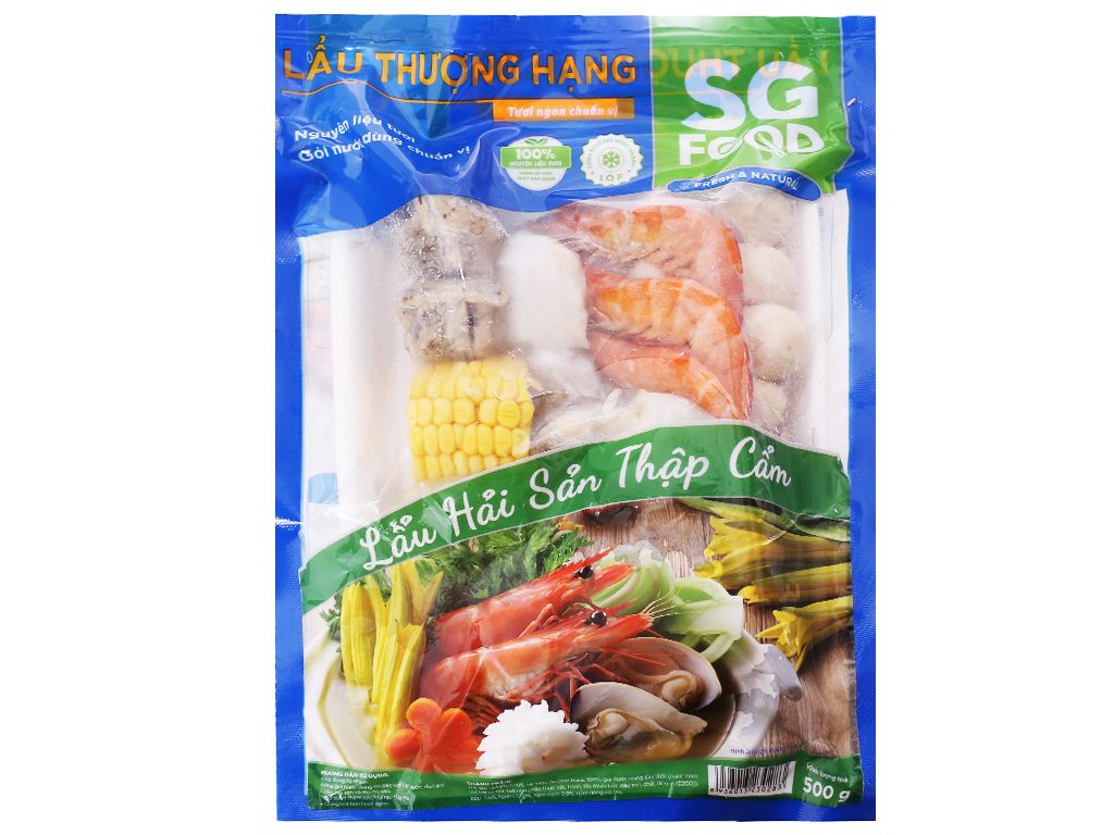  Lẫu Hải Sản Thập cẩm 500g 