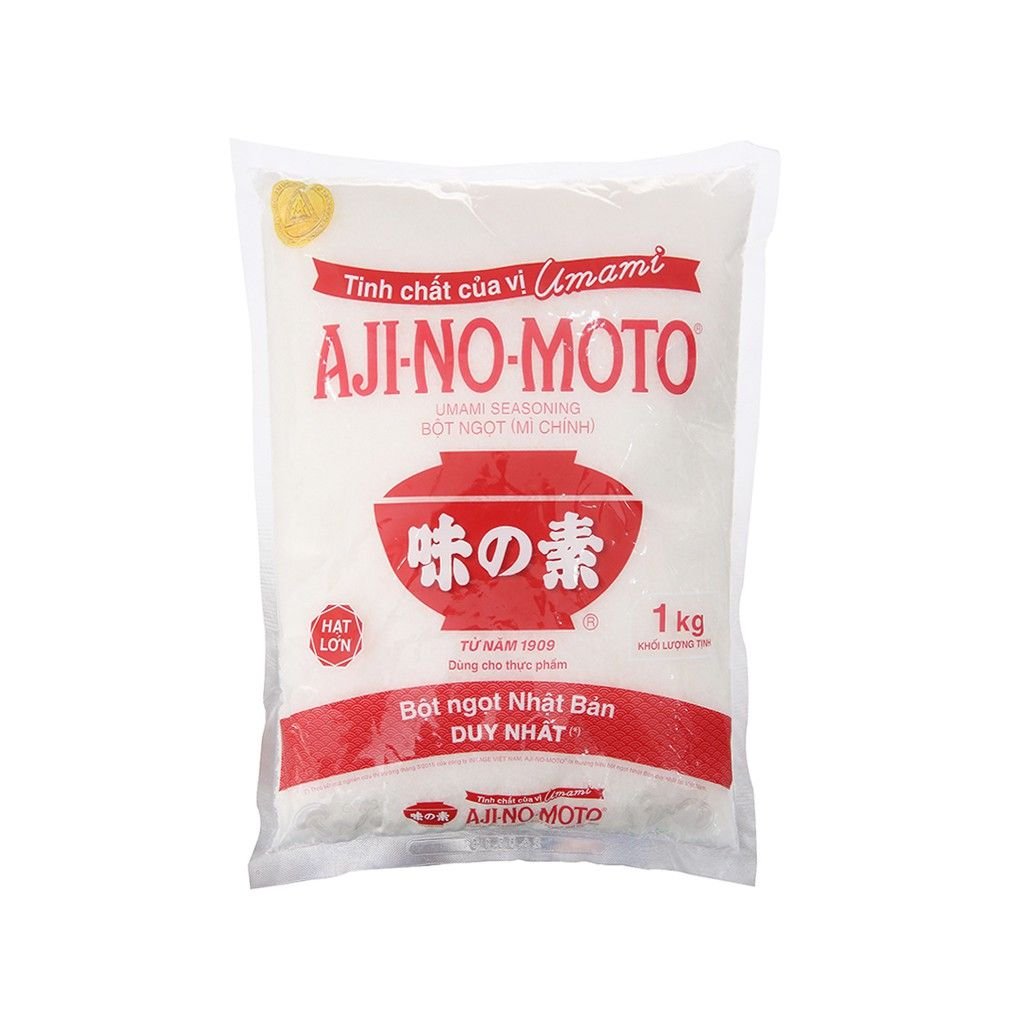  bột ngọt ajinomoto 1kg hạt nhỏ 