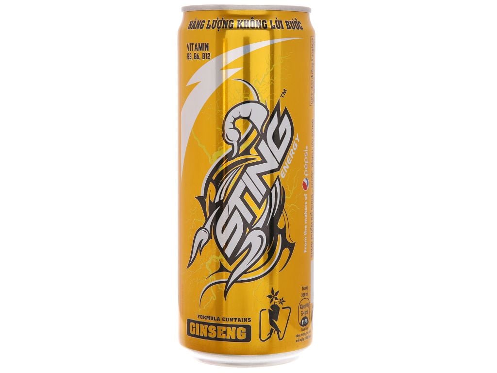 Nước Sting Vàng lon _320ml 