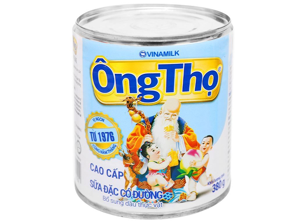  Sữa Đặc Ông Thọ Chữ Xanh Lon 380gr 