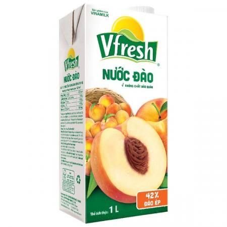  Nước V- Fresh Necta  Đào - 1 lít 