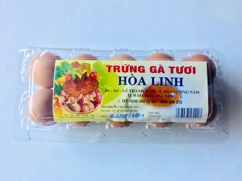  Trứng Gà Hòa Linh - hộp 10 