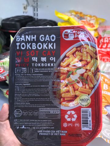  Bánh gạo tokboki vị sốt cay 280g 
