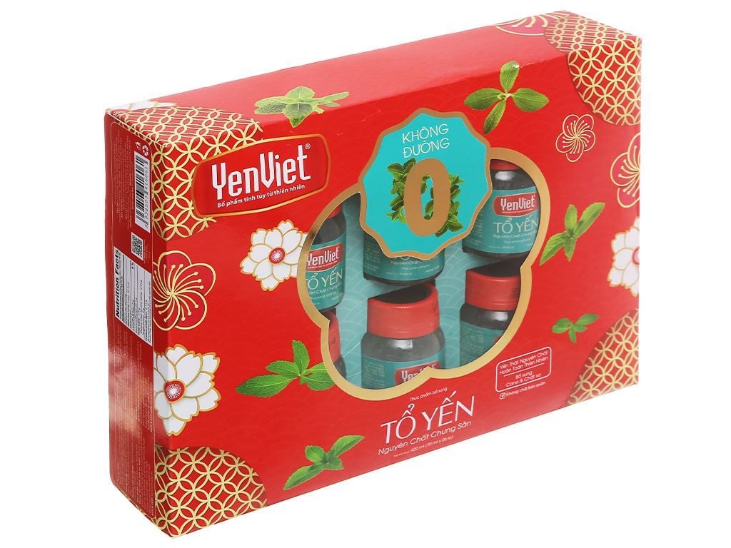  Tổ yến không đường 6 *65ml Yến Việt 