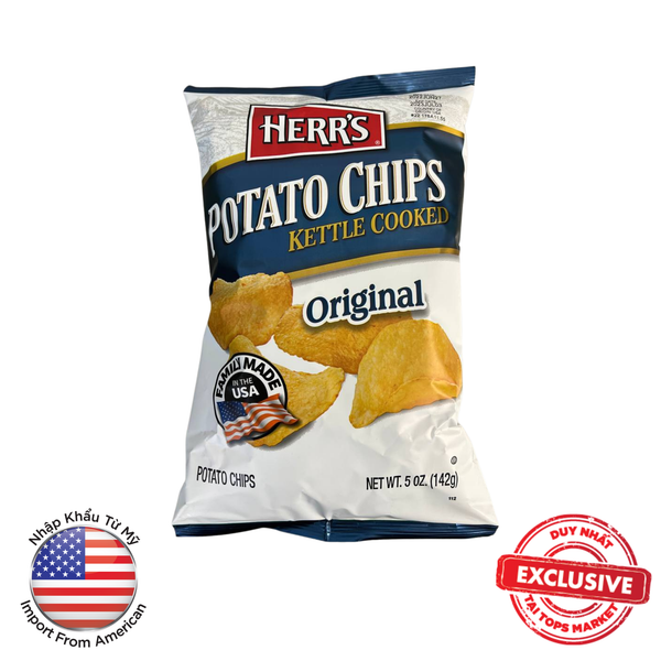  SNACK KHOAI TAY VI ORIGINAL HERR 142G 