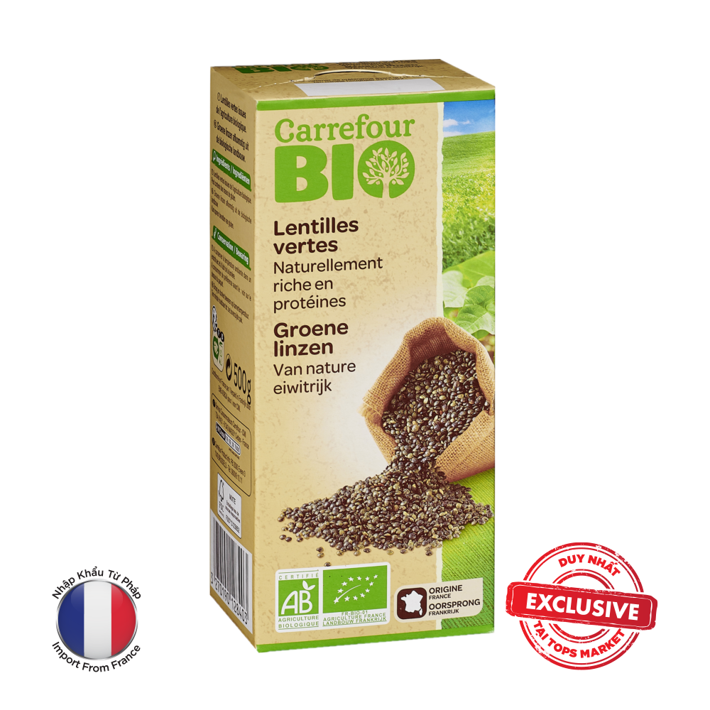  CARREFOUR DAU LANG XANH HUU CO BIO 500G 