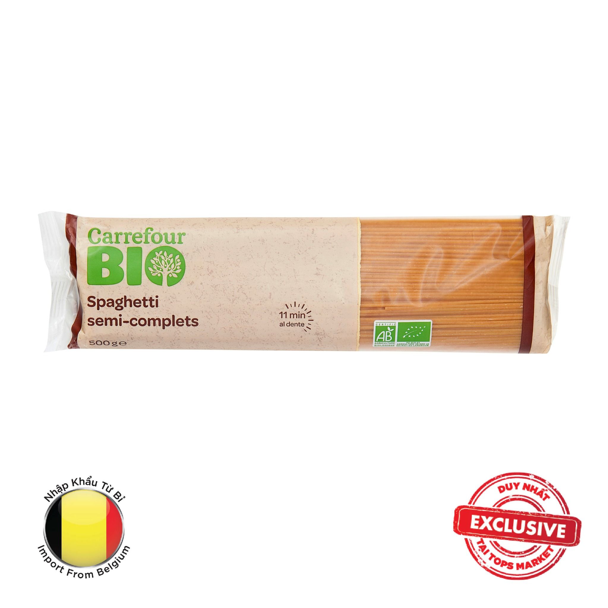  CARREFOUR BIO  MI SPAGHETTI HUU CO 500G 
