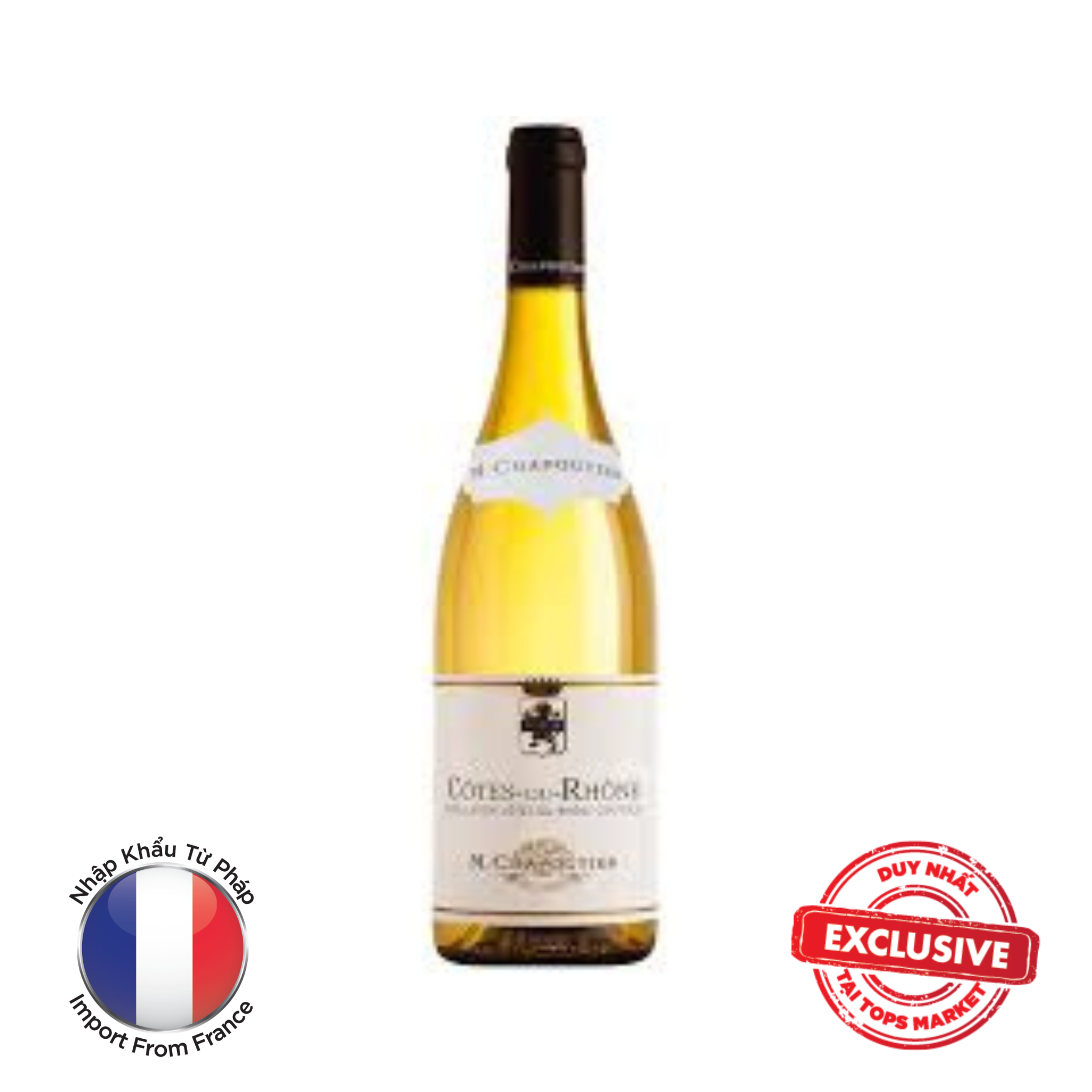  Vang Trắng  M.Chapoutier Côtes du Rhône w 