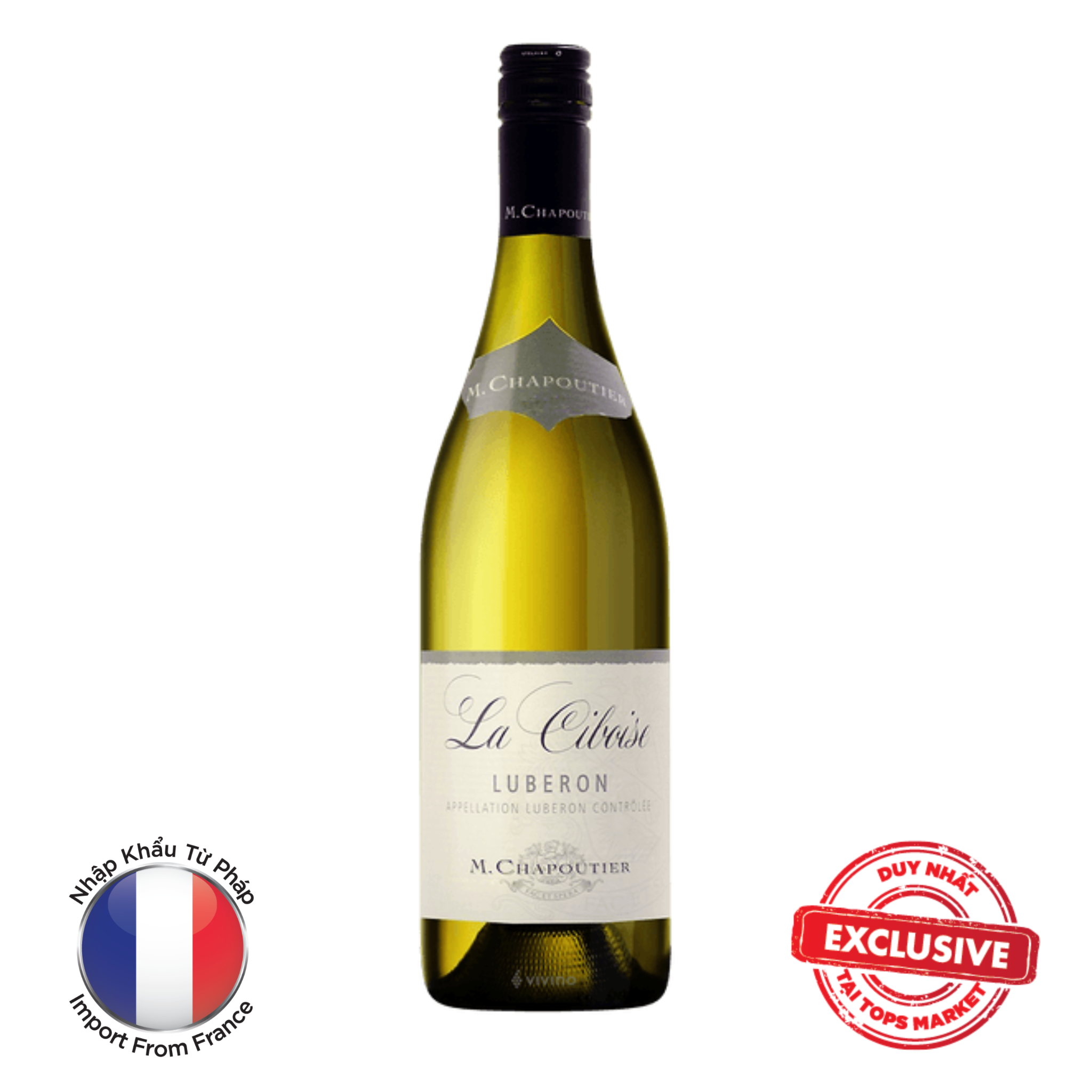  Vang Trắng  M.Chapoutier Luberon White 