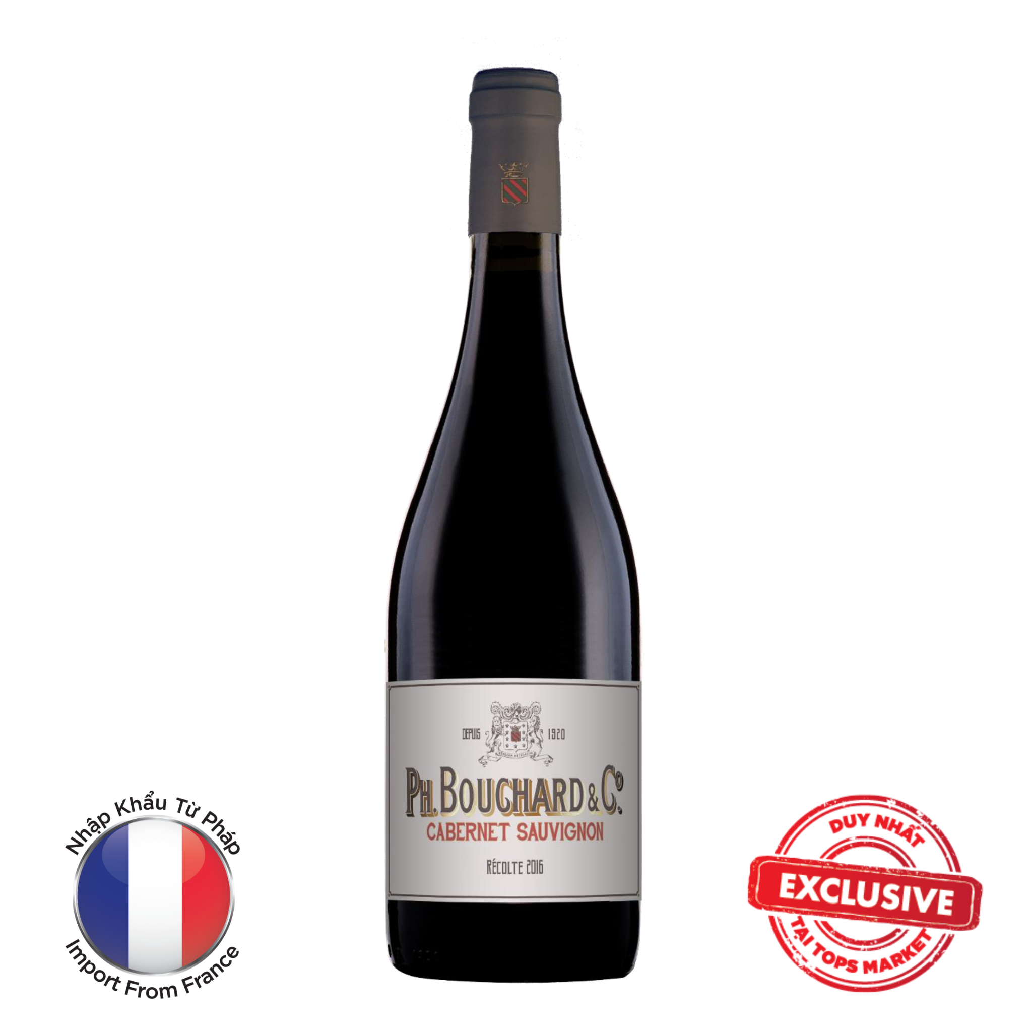  Vang Đỏ Ph. Bouchard & Cie Cabernet Sa 