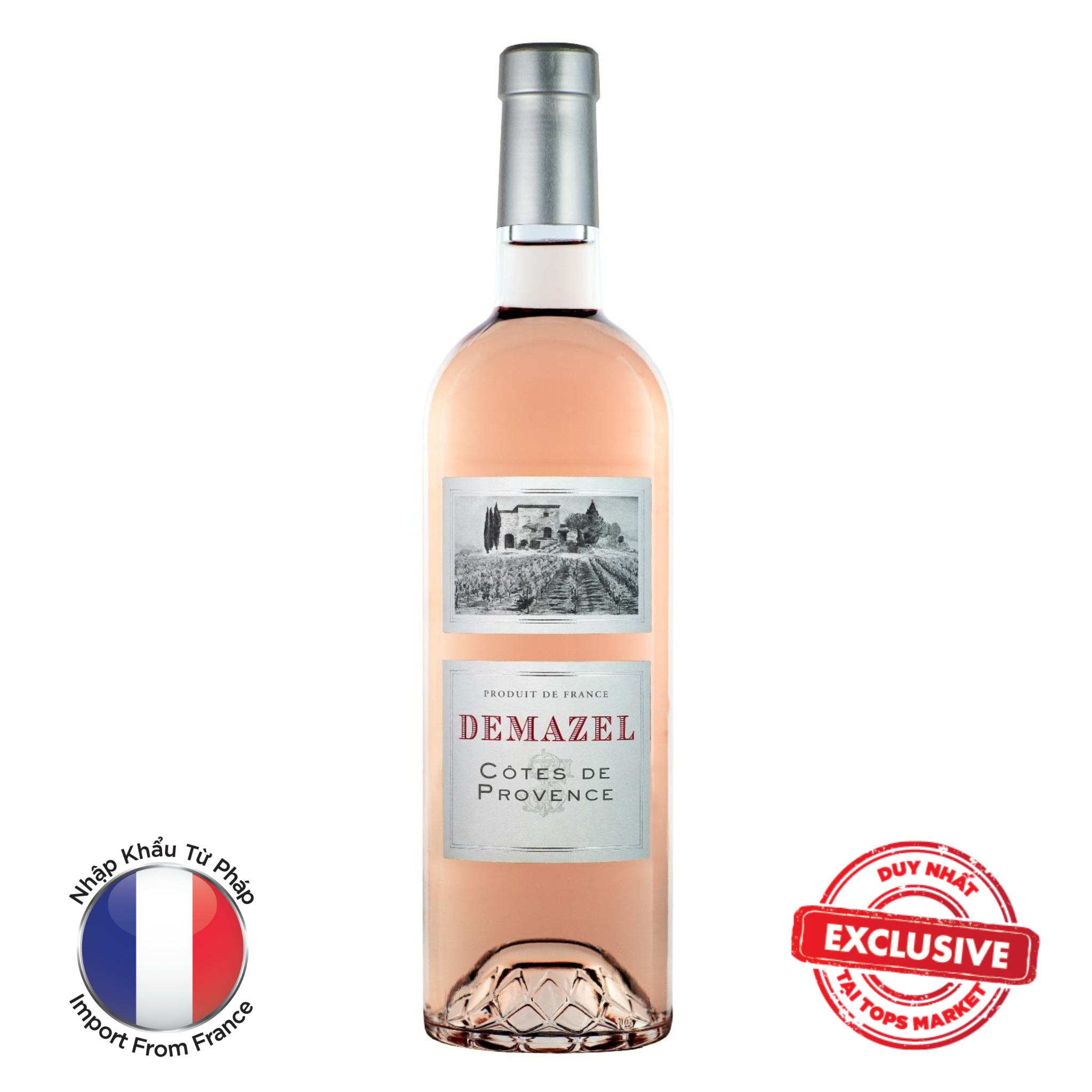  Vang Hồng Demazel Côtes De Provences 75c 