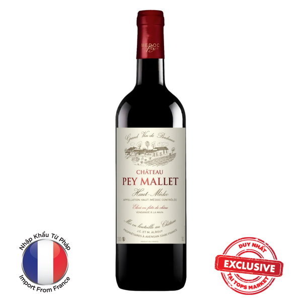  Vang Đỏ Château Pey Mallet 75cl 