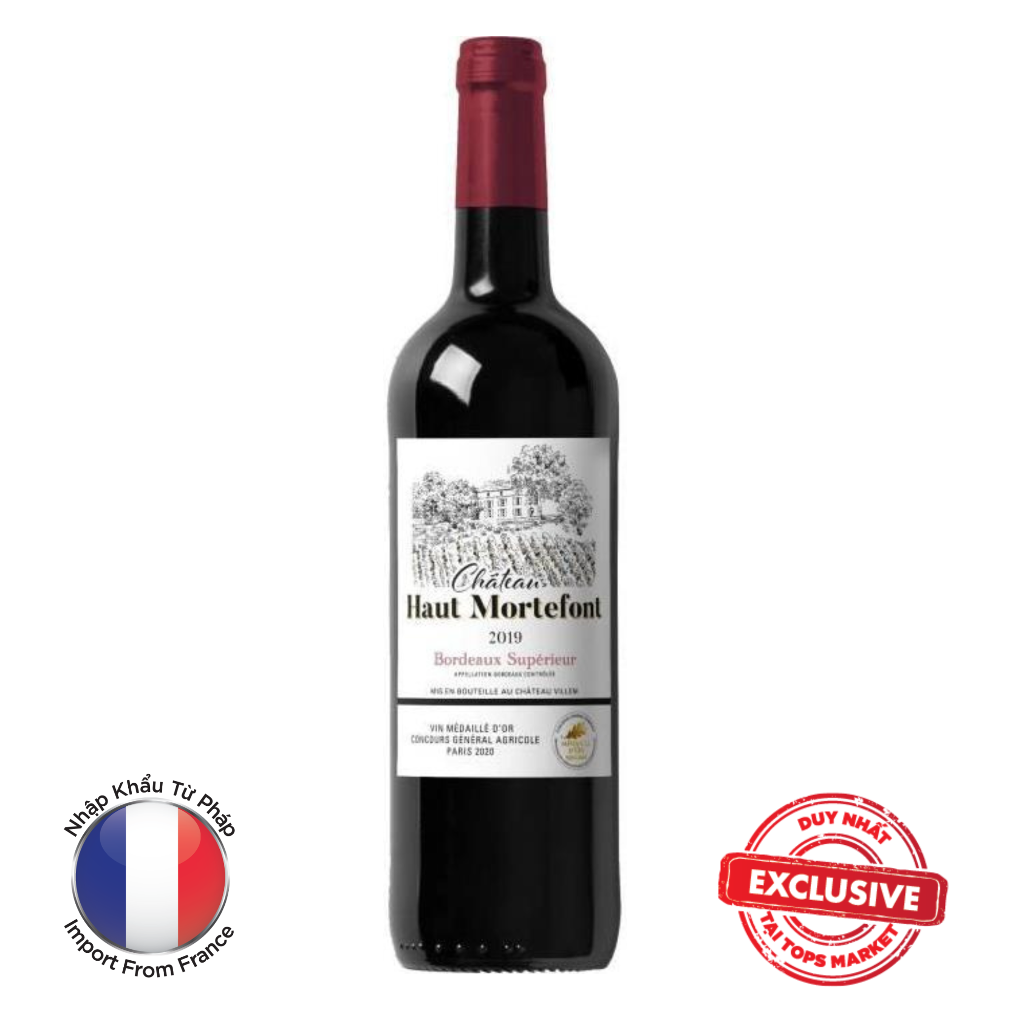 Vang Đỏ Chateau Haut Mortefont 75cl 