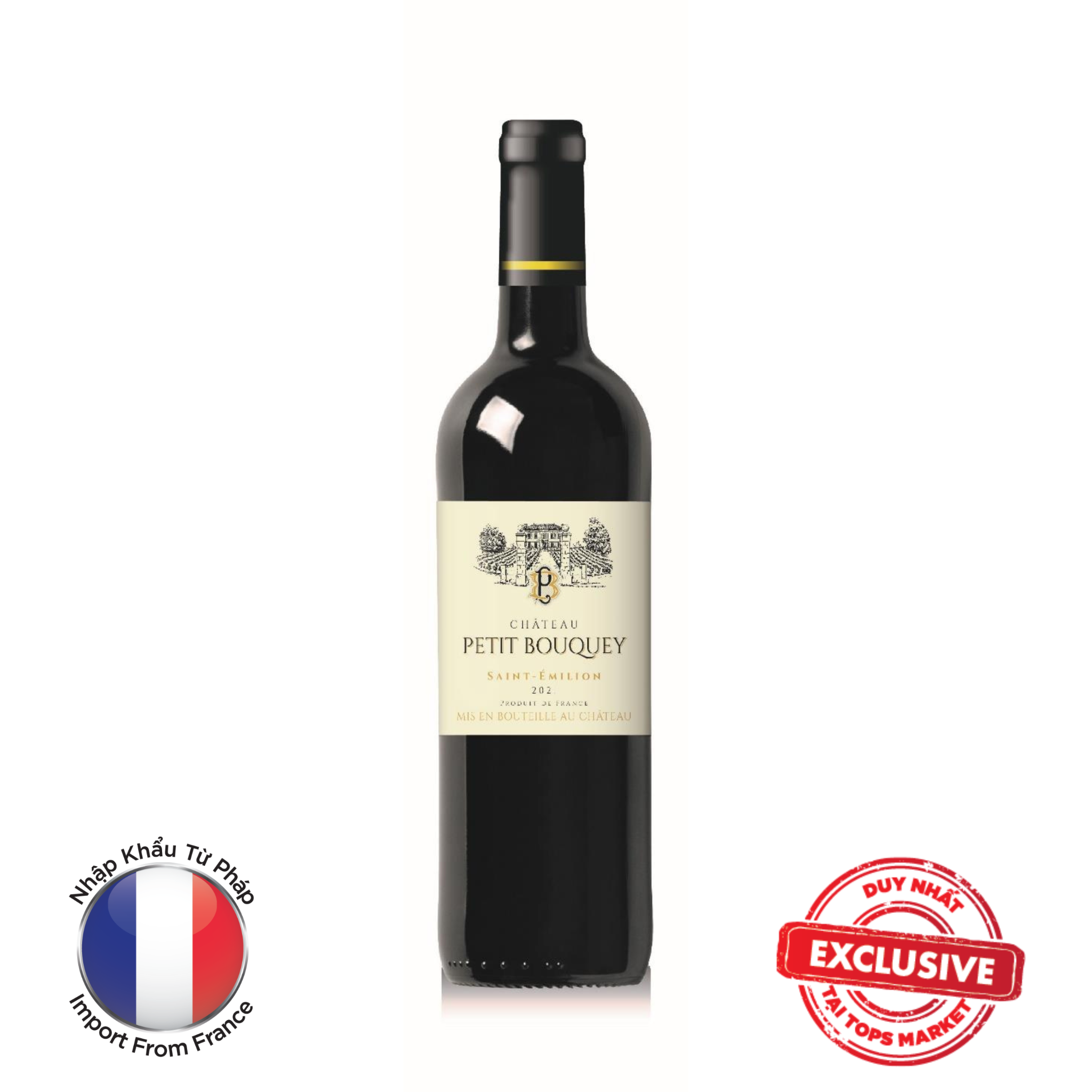  Vang Đỏ Chateau Petit Bouquey 75cl 