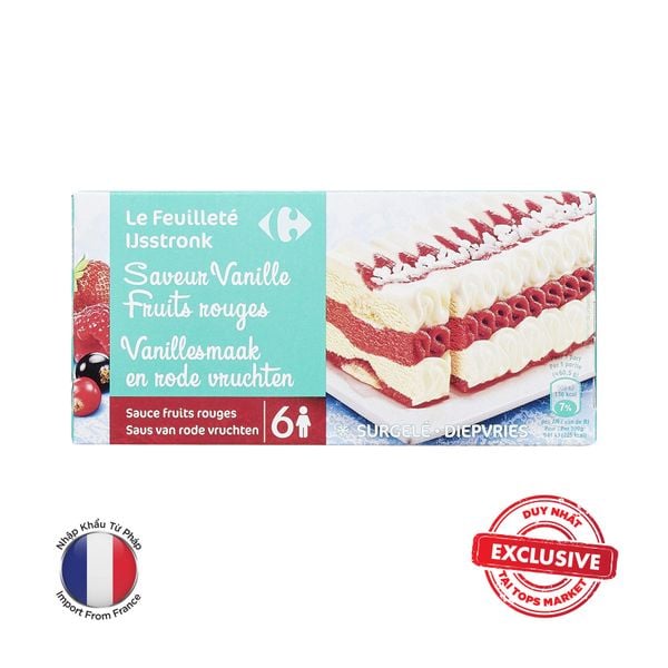  BÁNH KEM TƯƠI LẠNH VANI/ DÂU ĐỎ 365,5G 