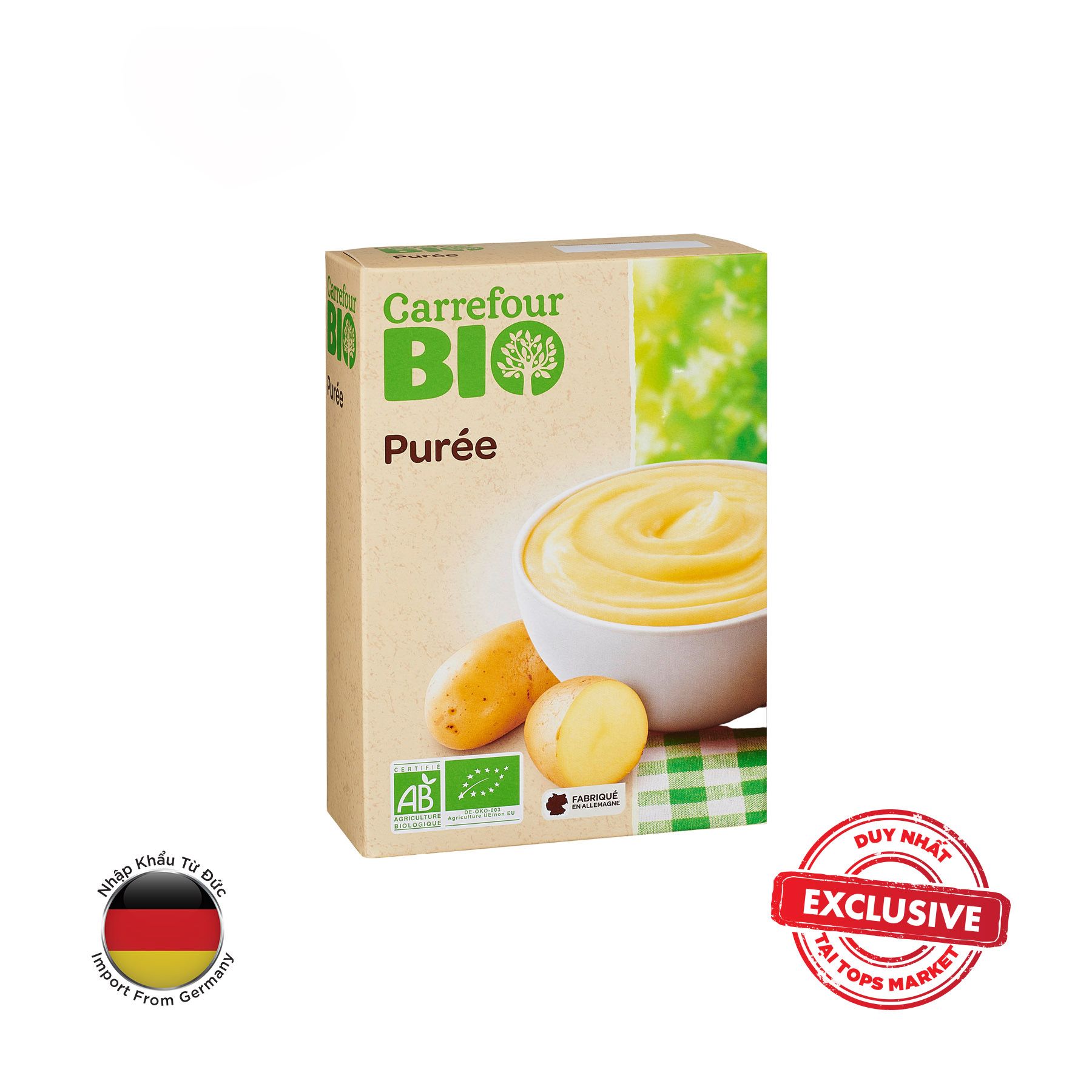  CARREFOUR KHOAI TÂY NGHIỀN HỮU CƠ BIO 2X125G 