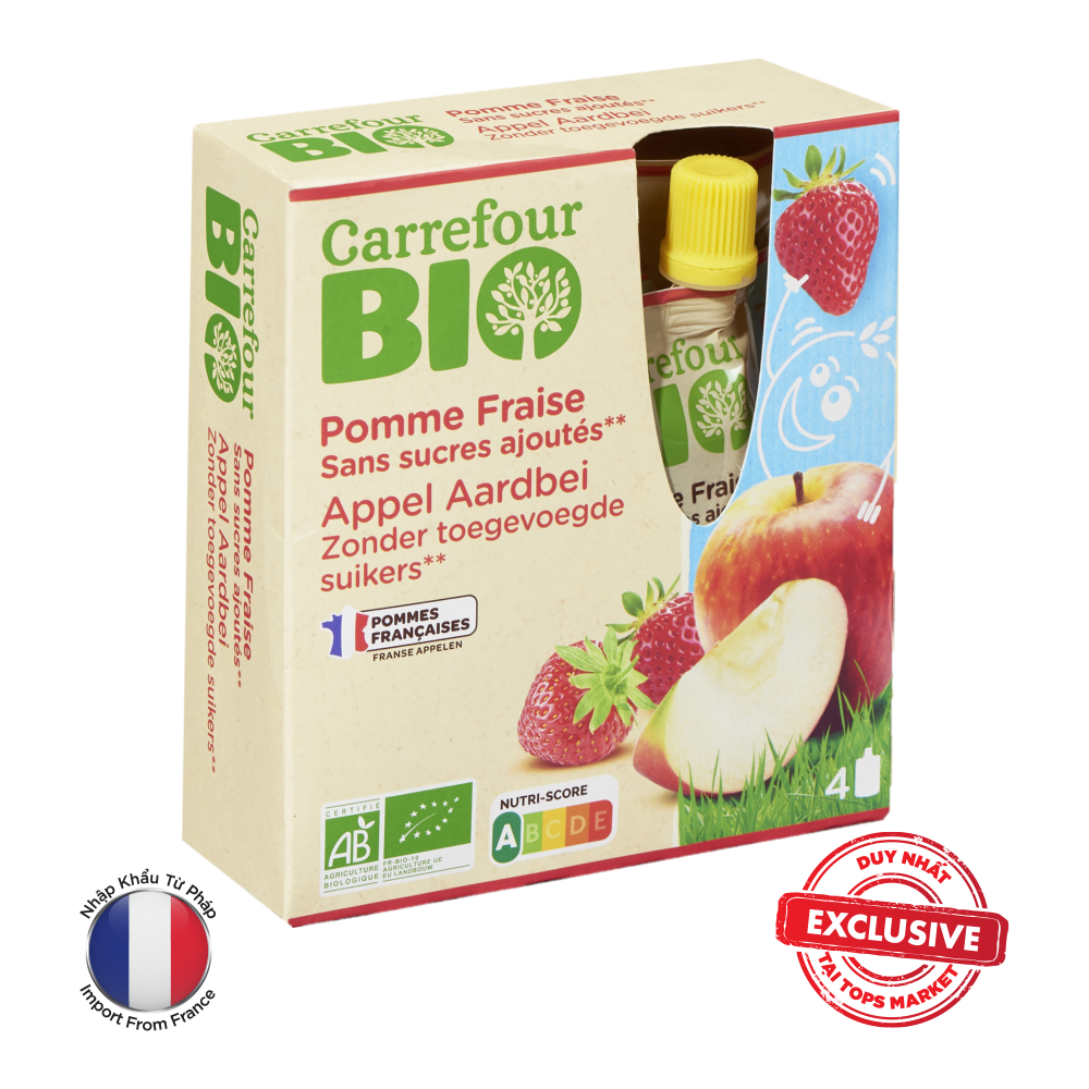  CARREFOUR TAO VA DAU TAY XAY NHUYEN HUU CO BIO 4X90G 