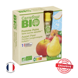  CARREFOUR TÁO VÀ LÊ XAY NHUYỄN HỮU CƠ BIO 4X90G 