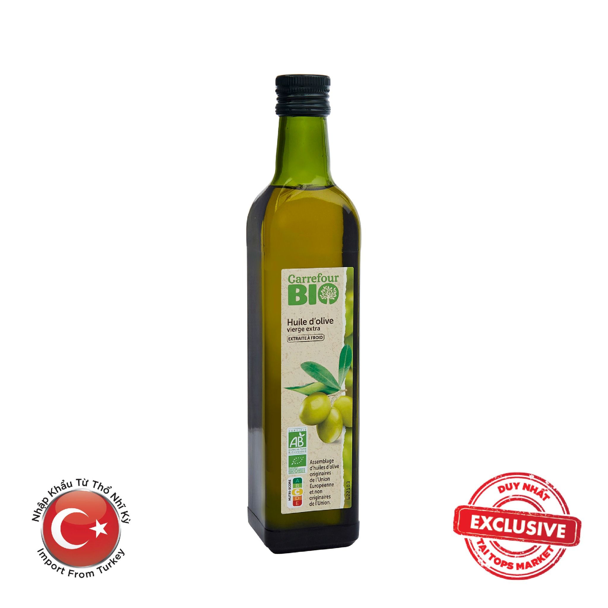  CARREFOUR BIO  DAU OLIU NGUYEN CHAT HUU CO 500ML 