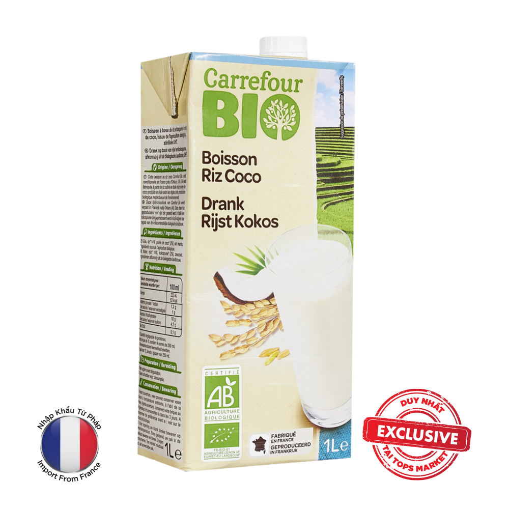  CARREFOUR SUA GAO DUA HUU CO BIO 1L 