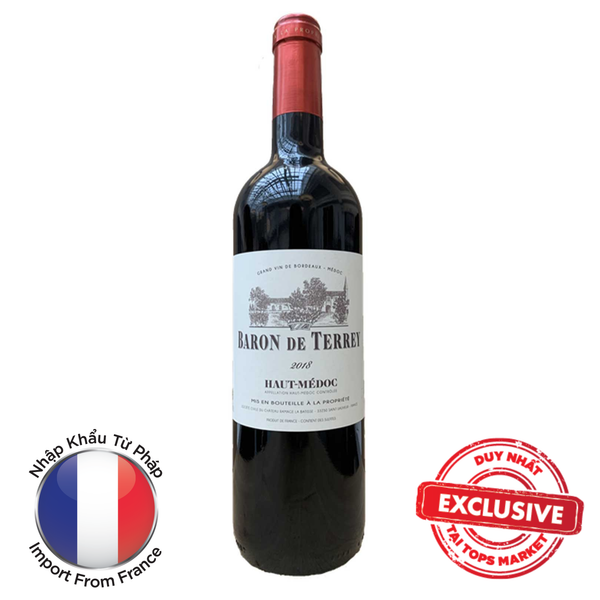  Vang Đỏ  Baron de Terrey HAUT MEDOC 