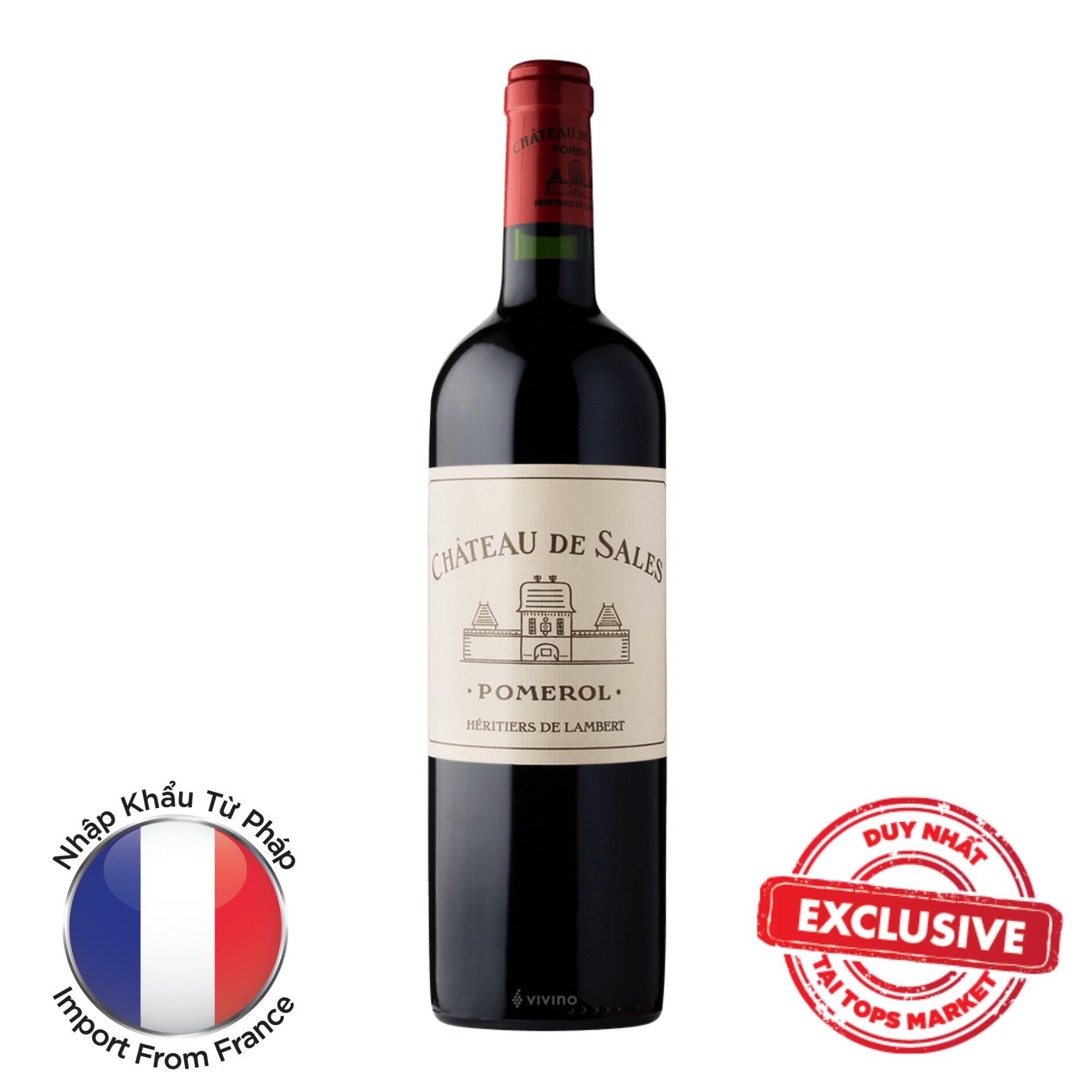  Vang Đỏ Château de sales POMEROL 