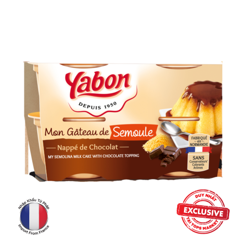  BÁNH GẠO PHỦ SOCOLA YABON 4X125G 