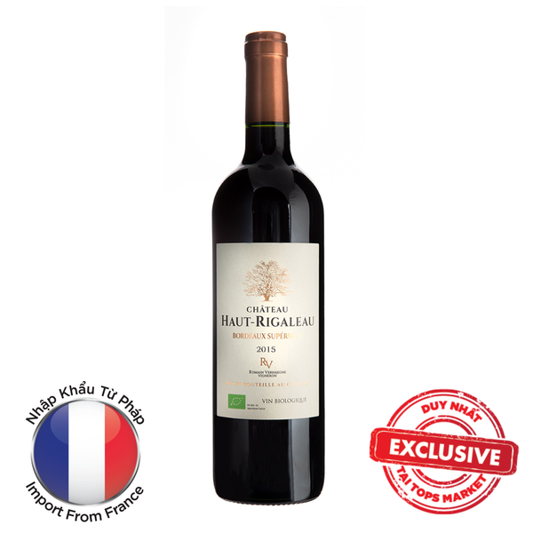  Vang Đỏ  Château Haut Rigaleau Bordeau 