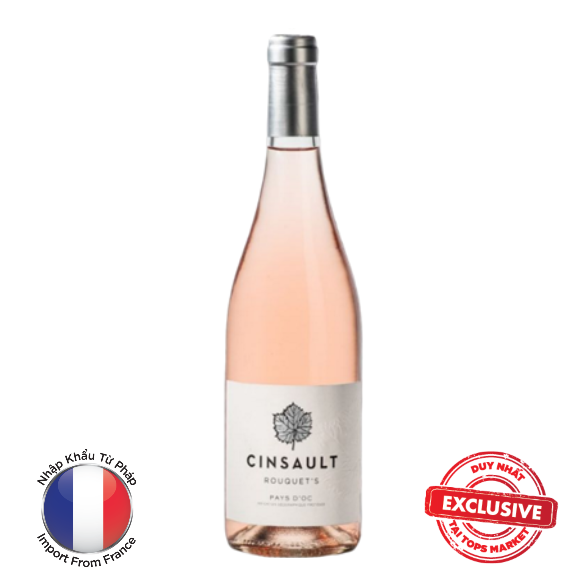 Vang Hồng Rouquet's Cinsault Rosé Pays Topsmarket