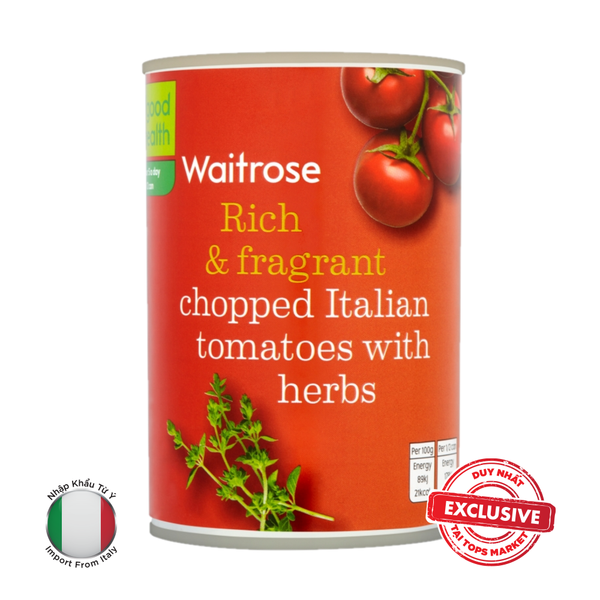 CÀ CHUA BĂM RAU THƠM KIỂU Ý ESSENTIAL WAITROSE & PARTNERS 