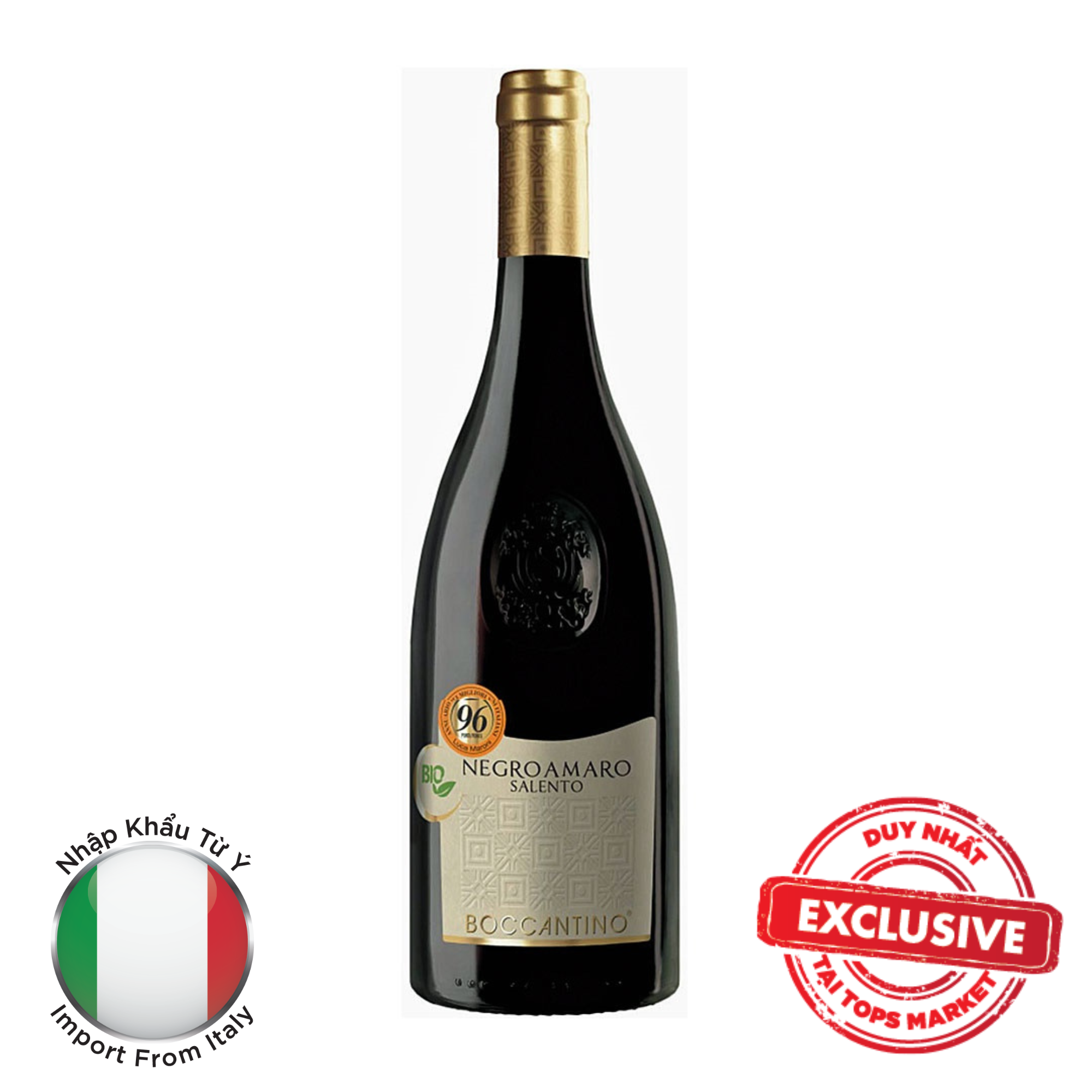  Vang Đỏ Boccantino Negroamaro ORGANIC 