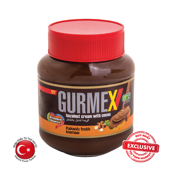  GURMEX KEM HẠT PHỈ CACAO 350G 