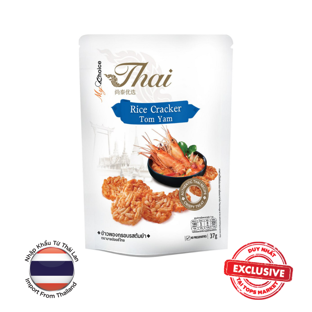  S MYCHOICE BANH GAO TOM YUM THAI 37G 