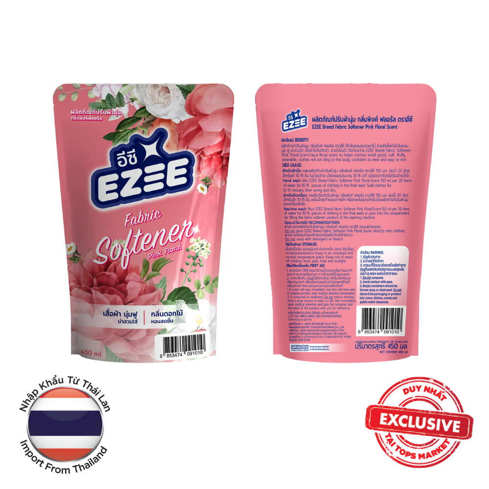  S EZEE NUOC XA VAI HUONG HOA HONG 450ML 