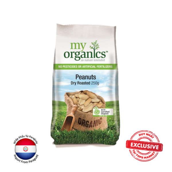  ĐẬU PHỘNG RANG - MY ORGANICS 250 g 