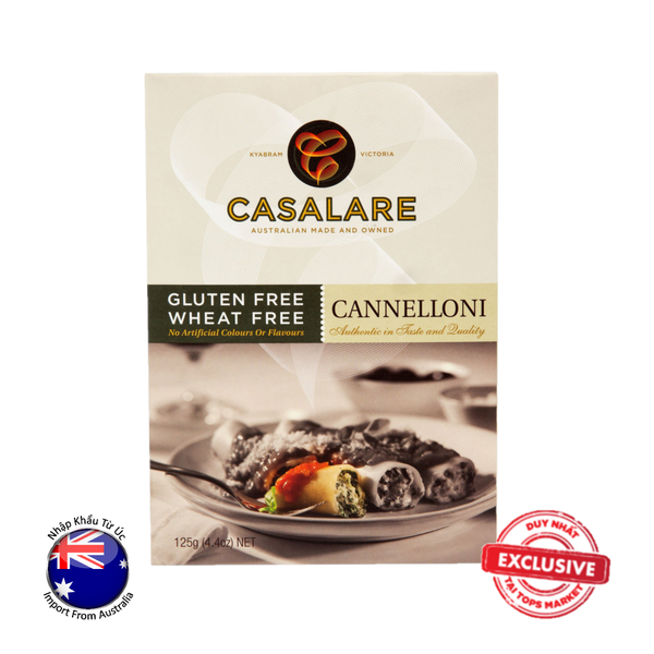  MÌ ỐNG CANNELLONI - CASALARE 125 g 