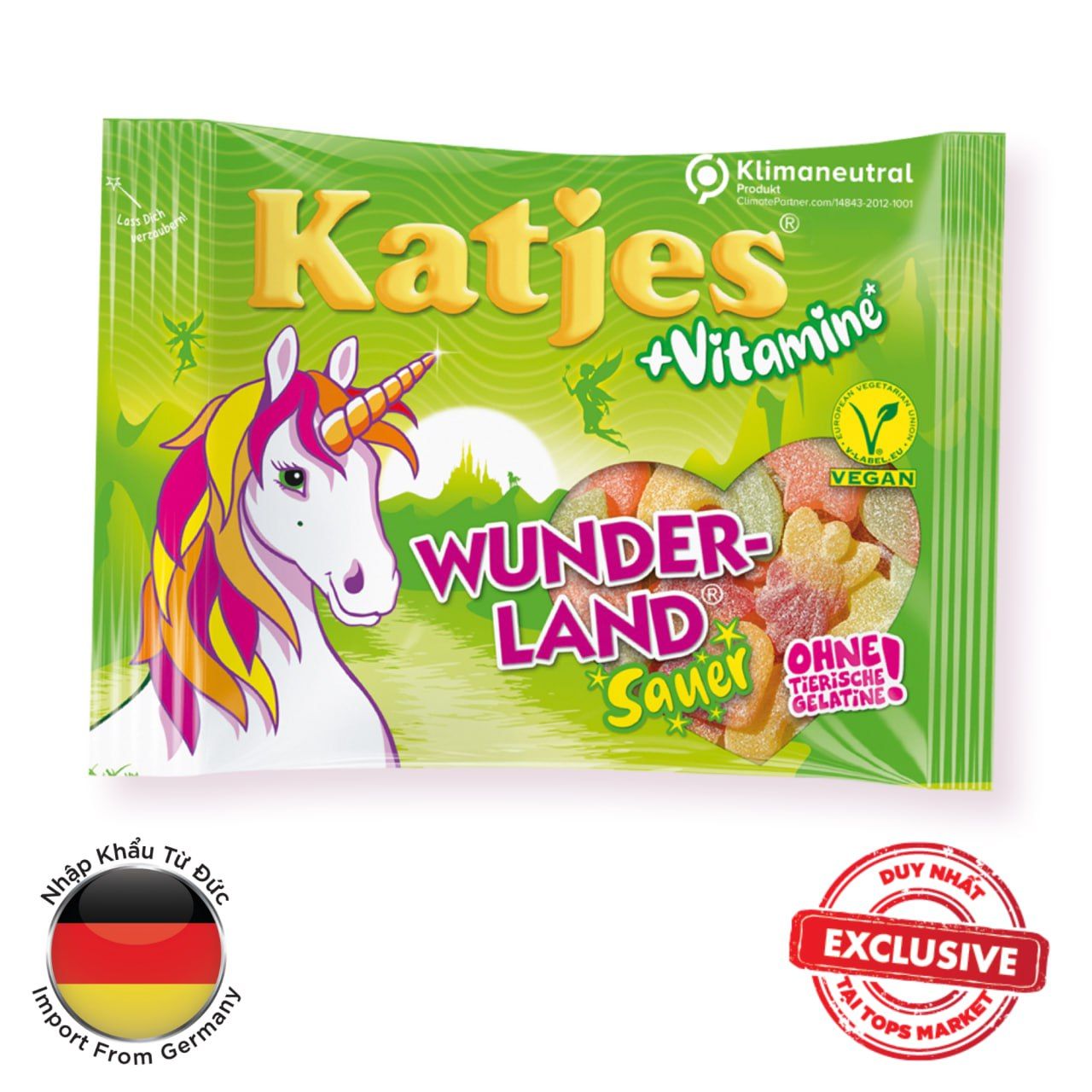  KEO DEO CHUA VITAMIN WUNDERLAND KATJES 175G 